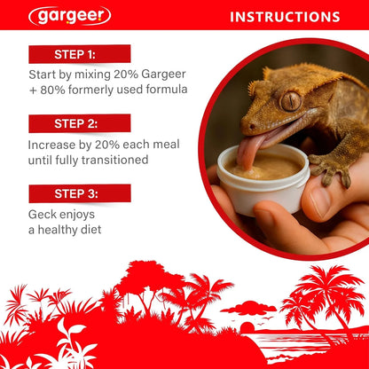 Gargeer 'Picky Geck' Watermelon Crush - Premium Crested Gecko Food | Hydration & Circulation Support