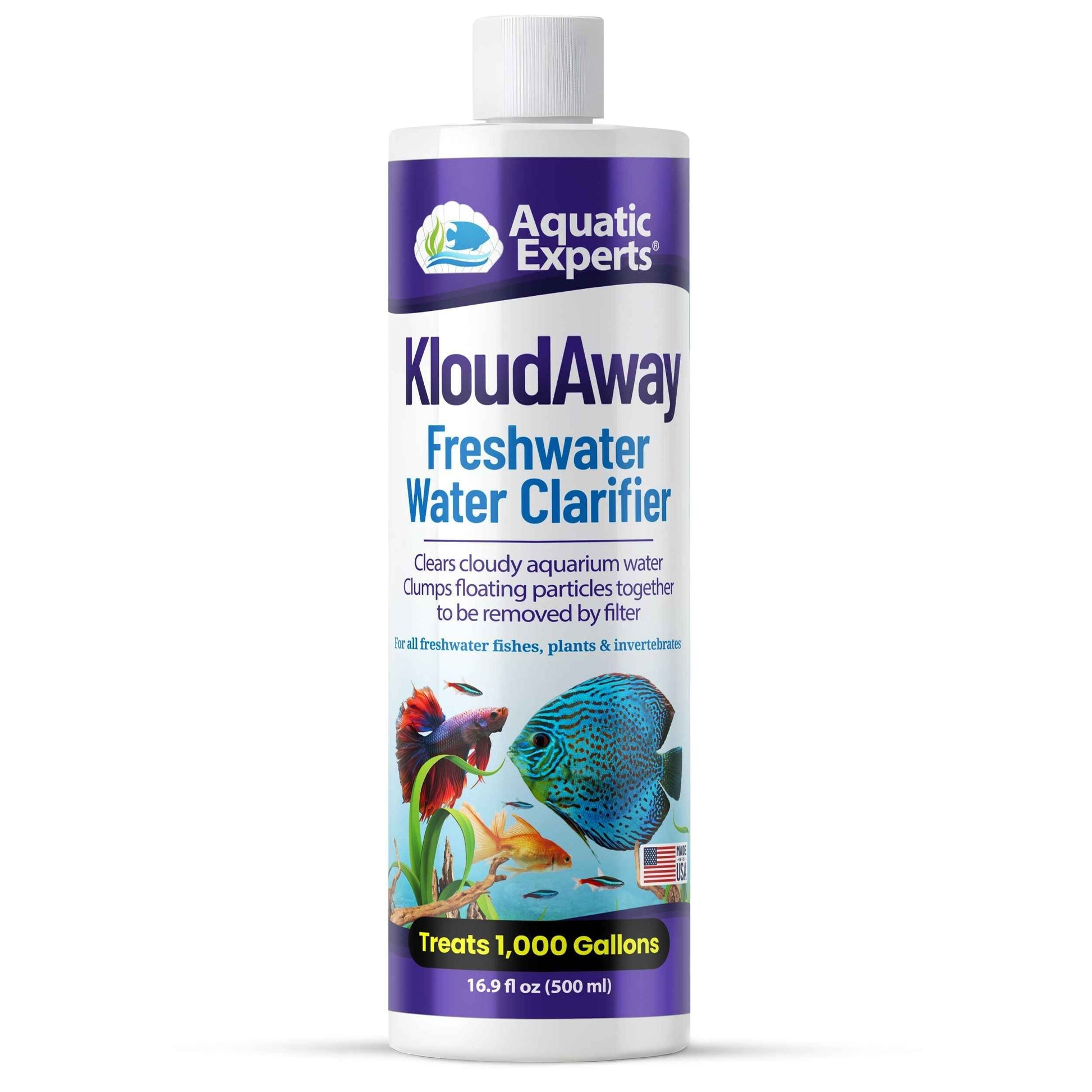 KloudAway Aquarium Water Clarifier 500ml – Freshwater Treatment