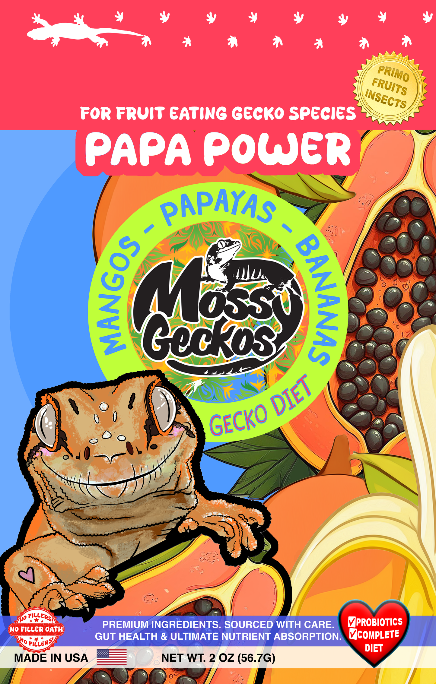 16 oz Complete Gecko Diets by Mossy Geckos | 2 Pack