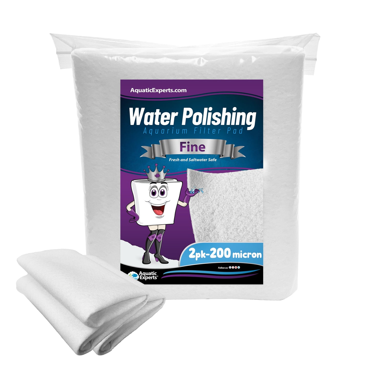 Aquarium Polishing Pad 24x36 Cut-to-Fit for Crystal Clear Water