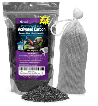 Activated Carbon - Aquarium Filter Charcoal Media for Odor Removal