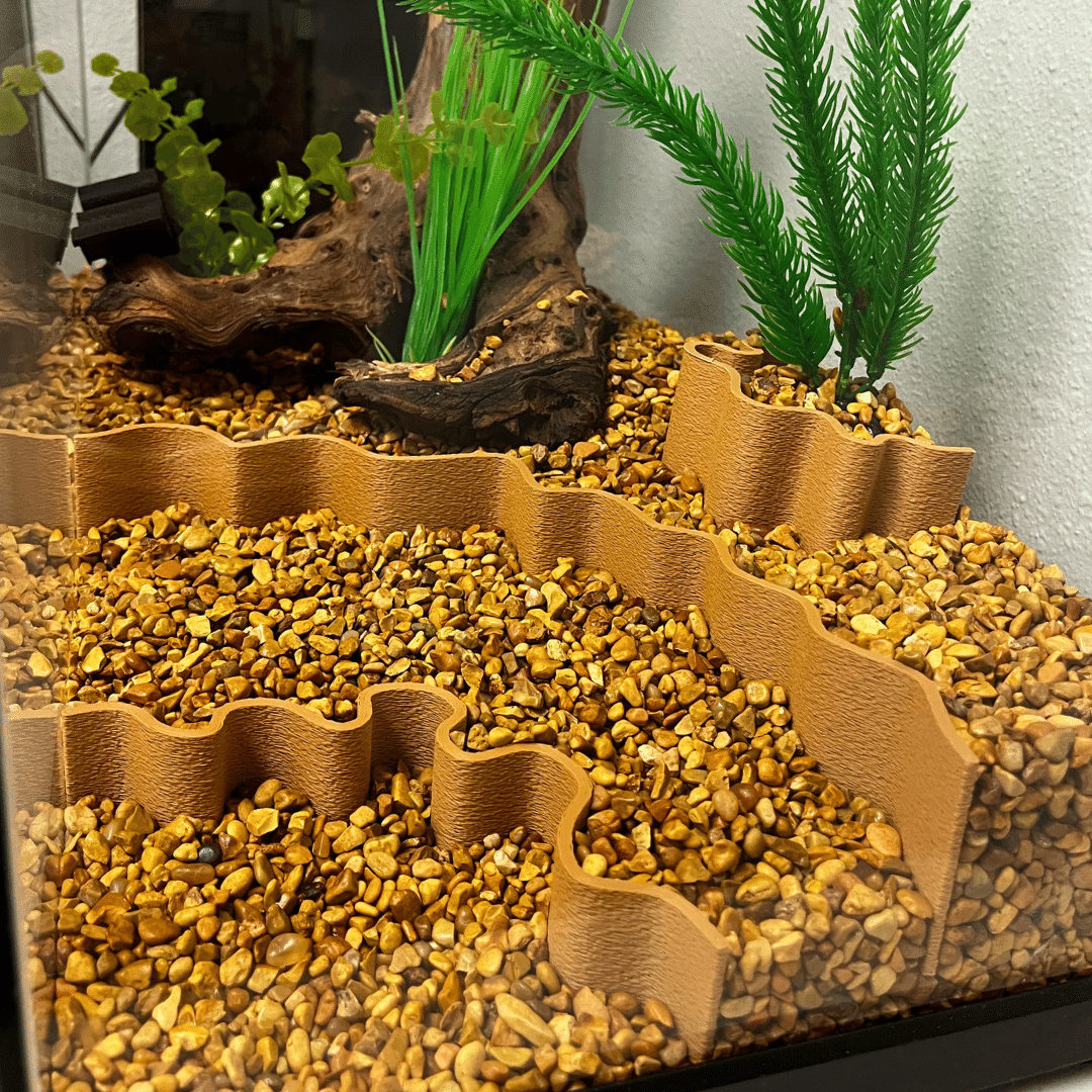 Paquete combinado de acantilados para sustrato de acuario o terrario | Separa las capas de sustrato en acuarios o terrarios para crear acantilados y profundidad