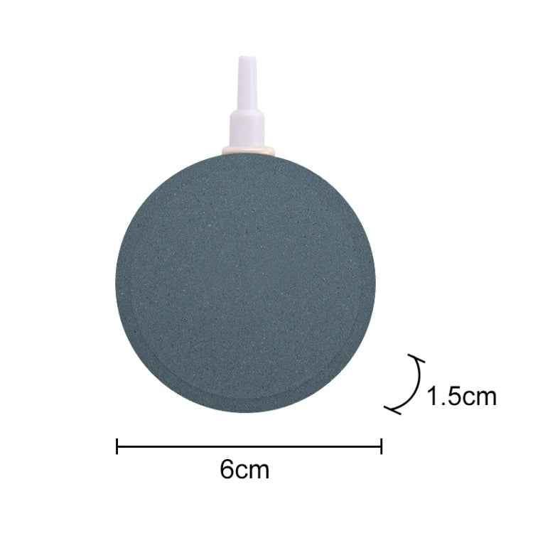 3 PCS 6cm Bubble Tray Aquarium Oxygen Bubble Stone Gas Plate Oxygenation Head Sand Table Oxygen Disk Gas Stone
