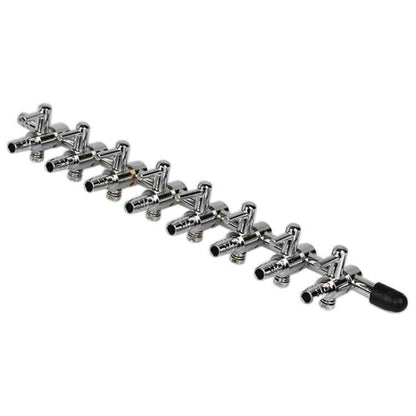 Fish Tank Oxygen Pipe Stainless Steel Distributor Oxygen Regulating Valve, Specification: Eight Heads
