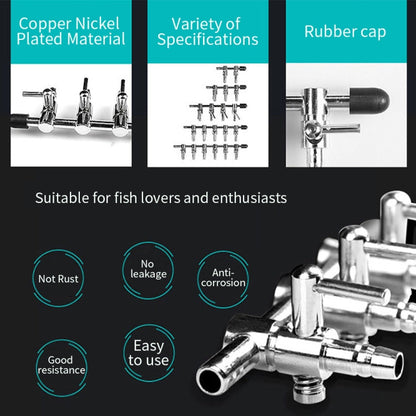 8-Way Stainless Steel Aquarium Airline Control Valve Splitter