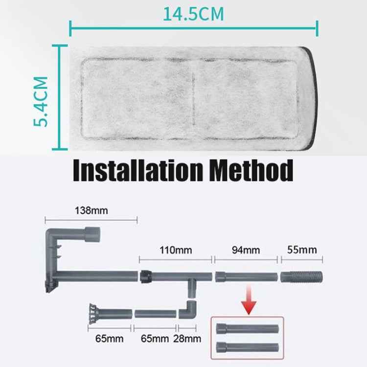 Jeneca XP-11 Small Aquarium External Waterfall Filter, CN Plug