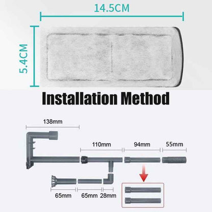 Jeneca XP-13 Small Aquarium External Waterfall Filter, CN Plug