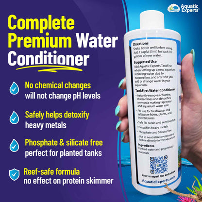 TankFirst Aquarium Water Conditioner – Chlorine & Ammonia Remover