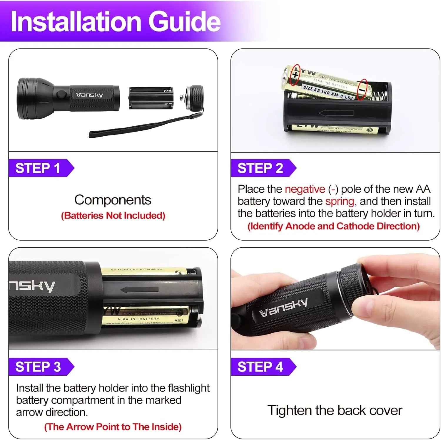 UV Blacklight, 51 LED Pet Urine & Stain Detector, Bed Bug & Scorpion Finder