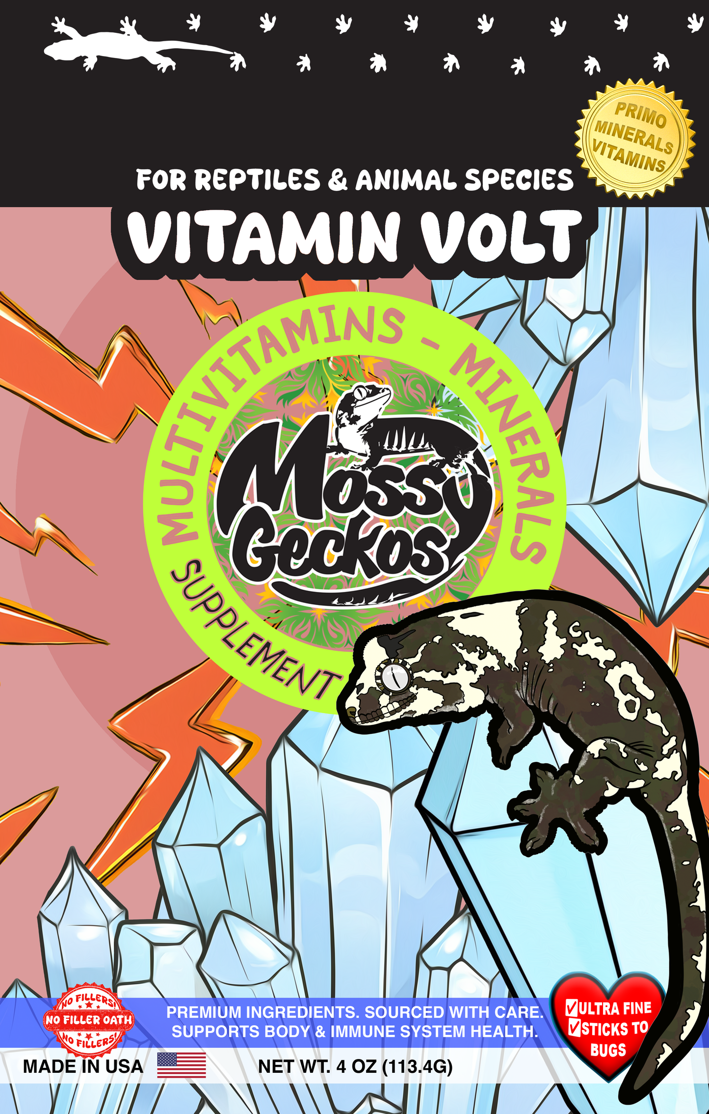Vitamin Volt Multivitamin Supplement for Reptiles & Amphibians