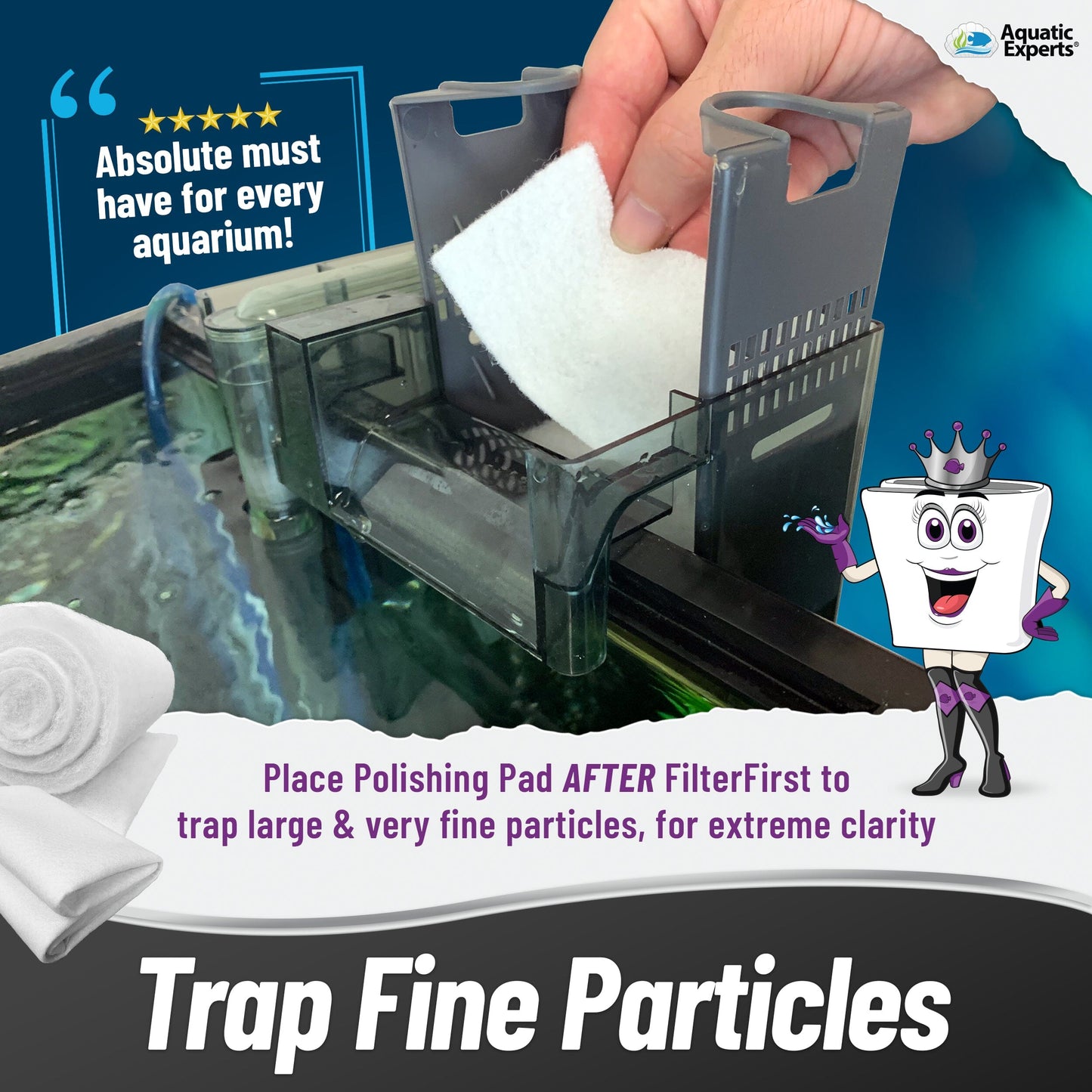 Aquarium Clarity Ultimate Bundle – Carbon & Filter Pads