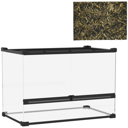 48L (12.6 Gallon) Vivarium with Rock Background