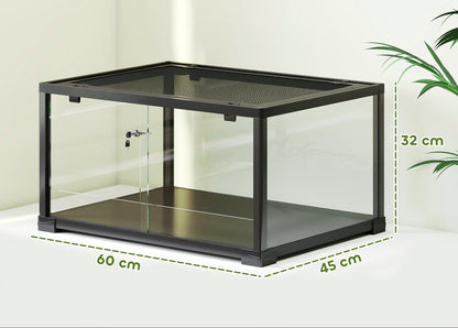 86.3L (22.8 Gallon) Glass Vivarium- Easy Assembly