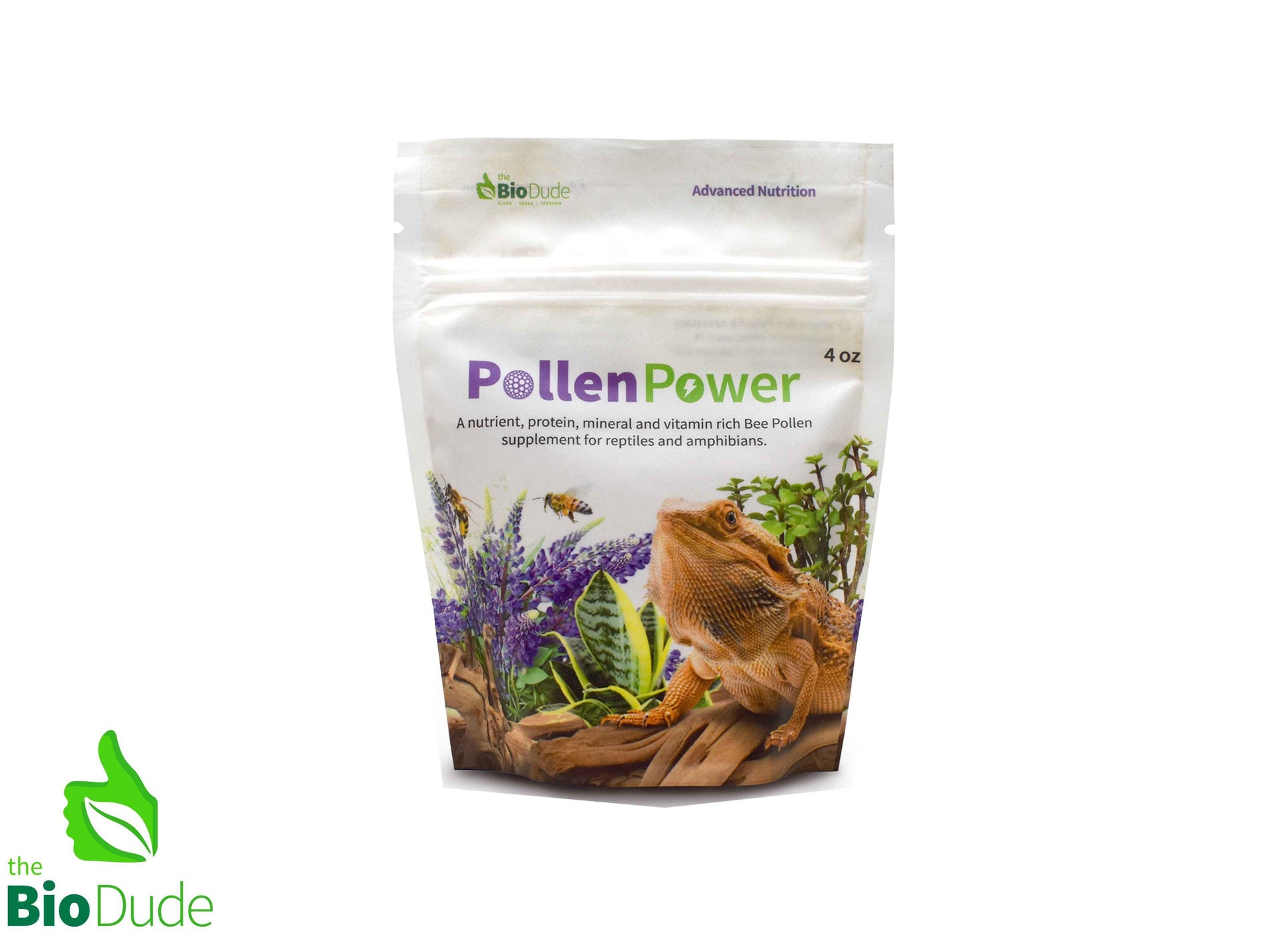 The Bio Dude - Pollen Power - Premium Bee Pollen Supplement - DS